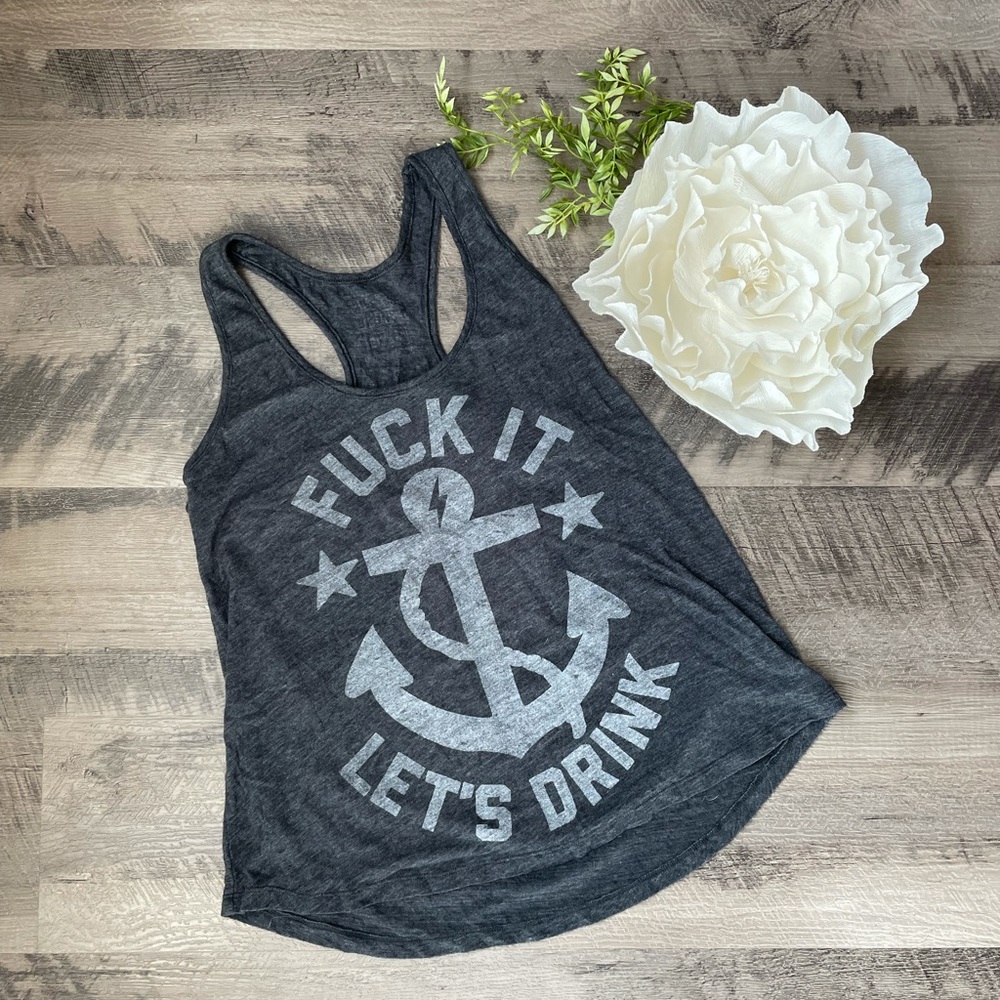 ⚓️Buy Me Brunch “F*** It Let’s Drink” Racerback Tank